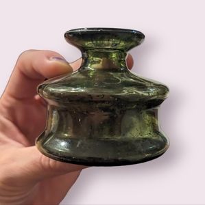 Vintage Dansk Designs French Green Inkwell